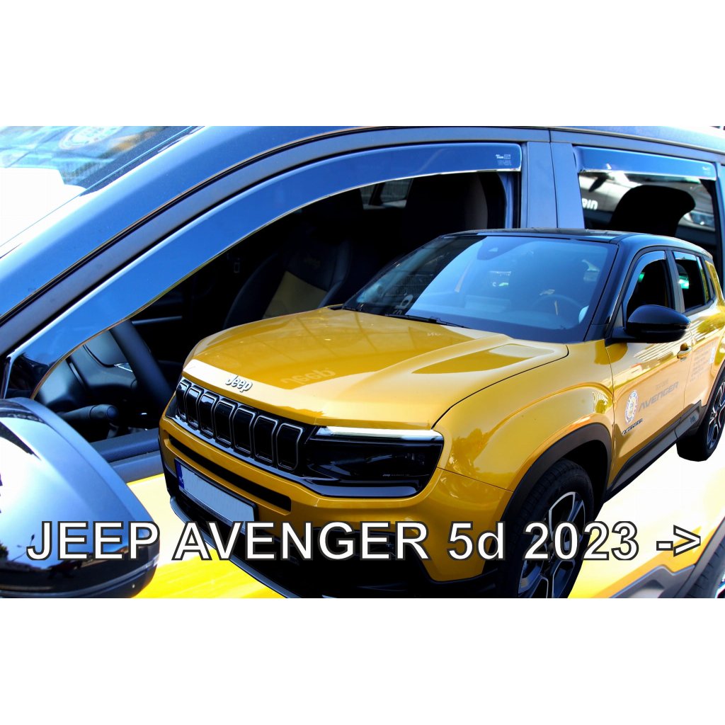 Ofuky oken Jeep Avenger 5dv 2023- přední + zadní | Heko
