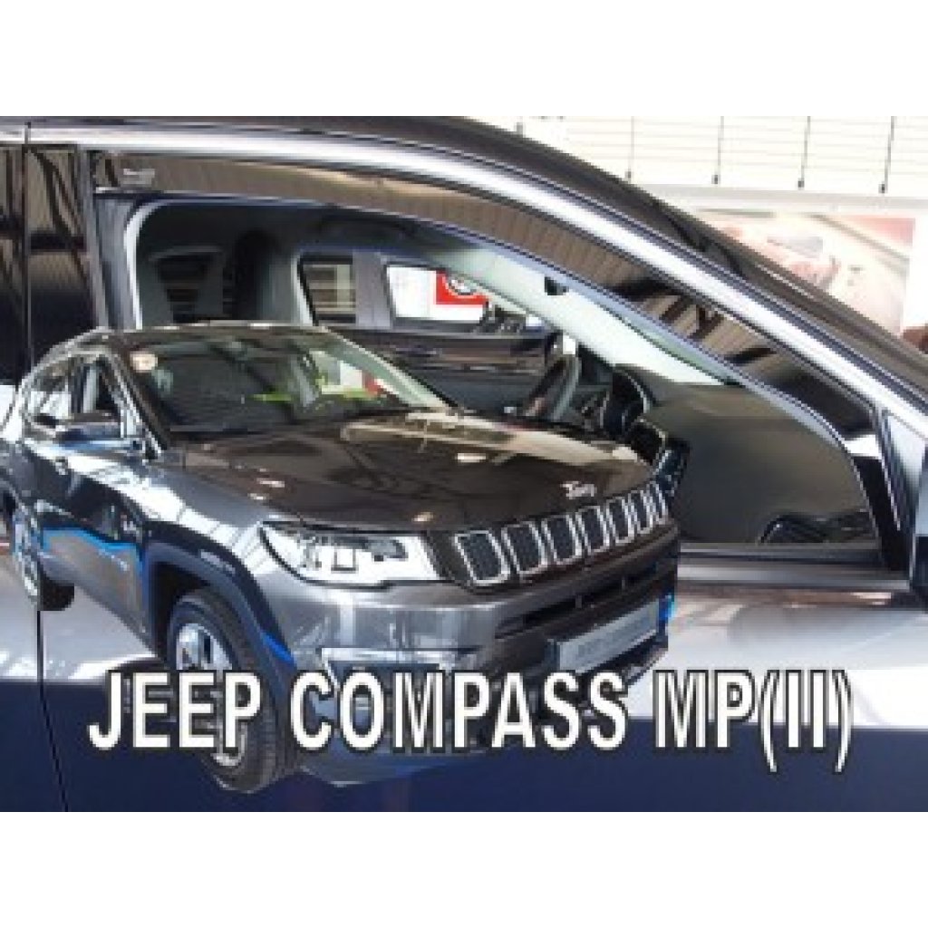 Ofuky oken Jeep Compass 5D 2017- přední | Heko
