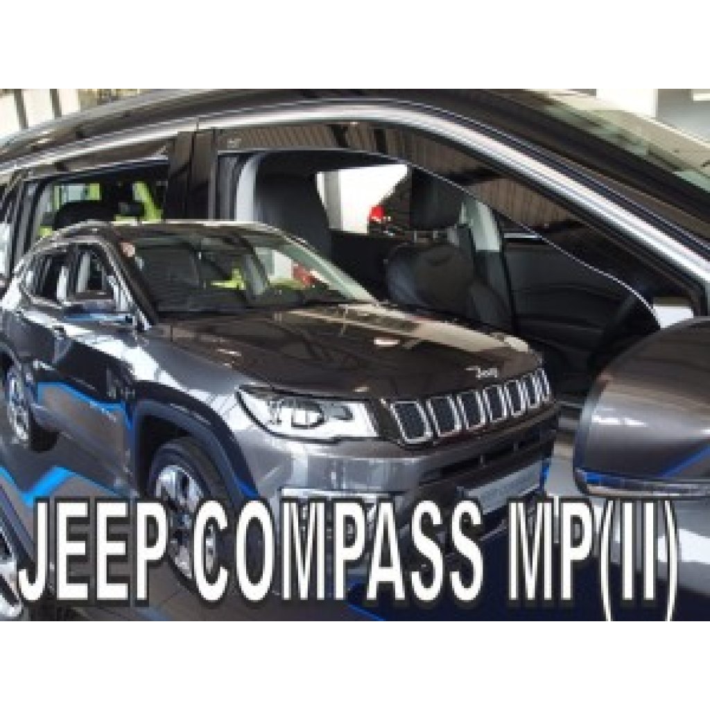 Ofuky oken Jeep Compass 5D 2017- přední + zadní | Heko