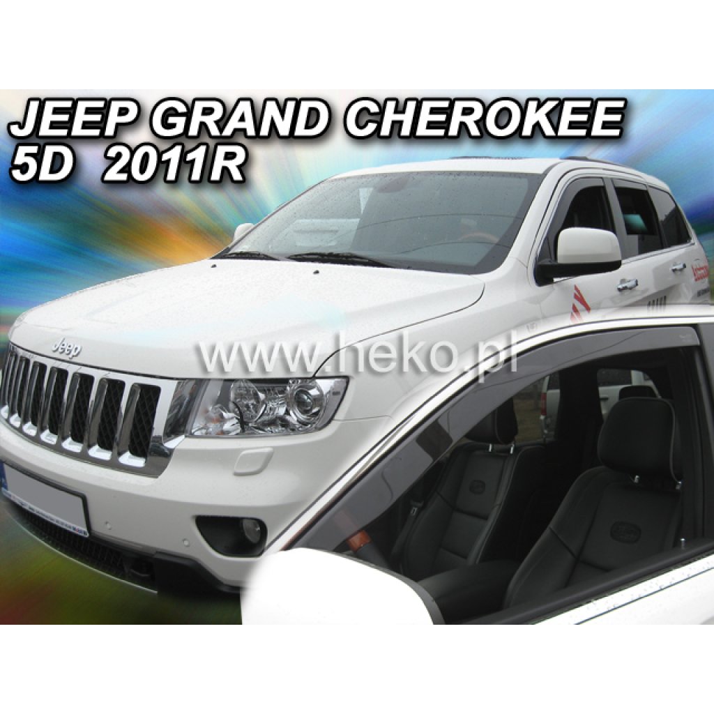 Ofuky oken Jeep Grand Cherokee 5D 2011- přední | Heko