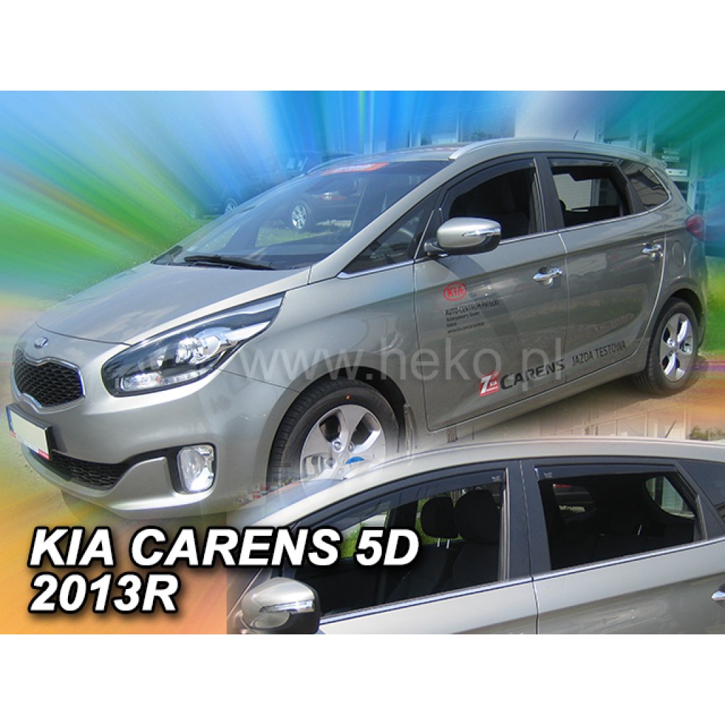 Ofuky oken Kia Carens 5D 2013- přední + zadní | Heko