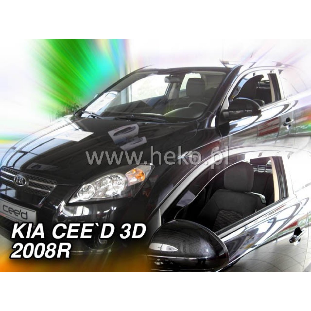 Ofuky oken Kia Ceed 3D 2008- přední | Heko
