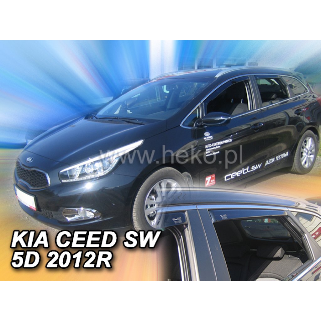 Ofuky oken Kia Ceed 5D 2012- přední + zadní combi | Heko