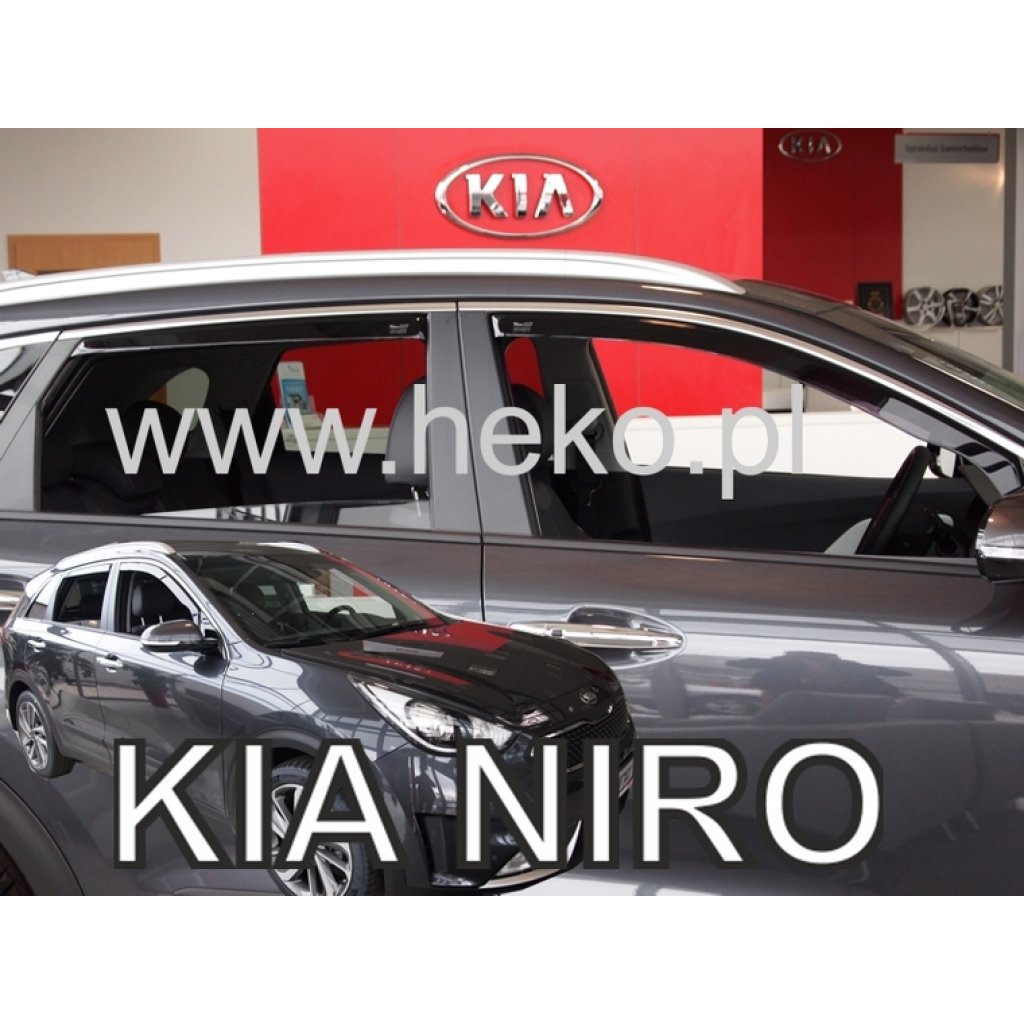 Ofuky oken Kia Niro 5D 2016- přední + zadní | Heko