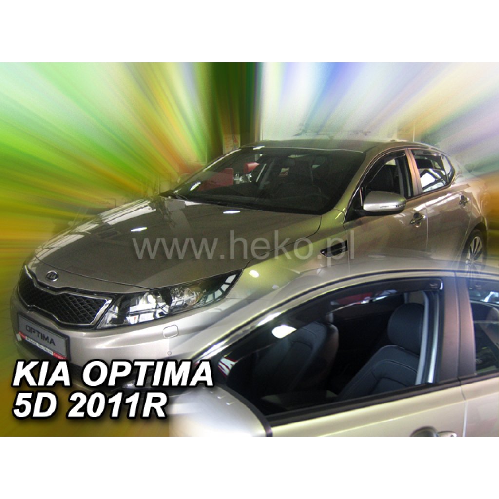 Ofuky oken Kia Optima 5D 2011- přední | Heko