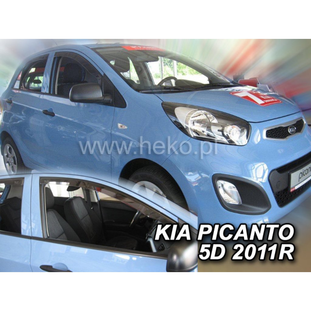 Ofuky oken Kia Picanto 5D 2011- přední | Heko
