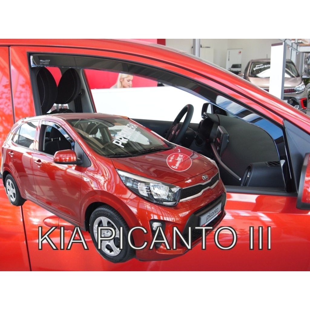 Ofuky oken Kia Picanto III 5D 2017- přední | Heko