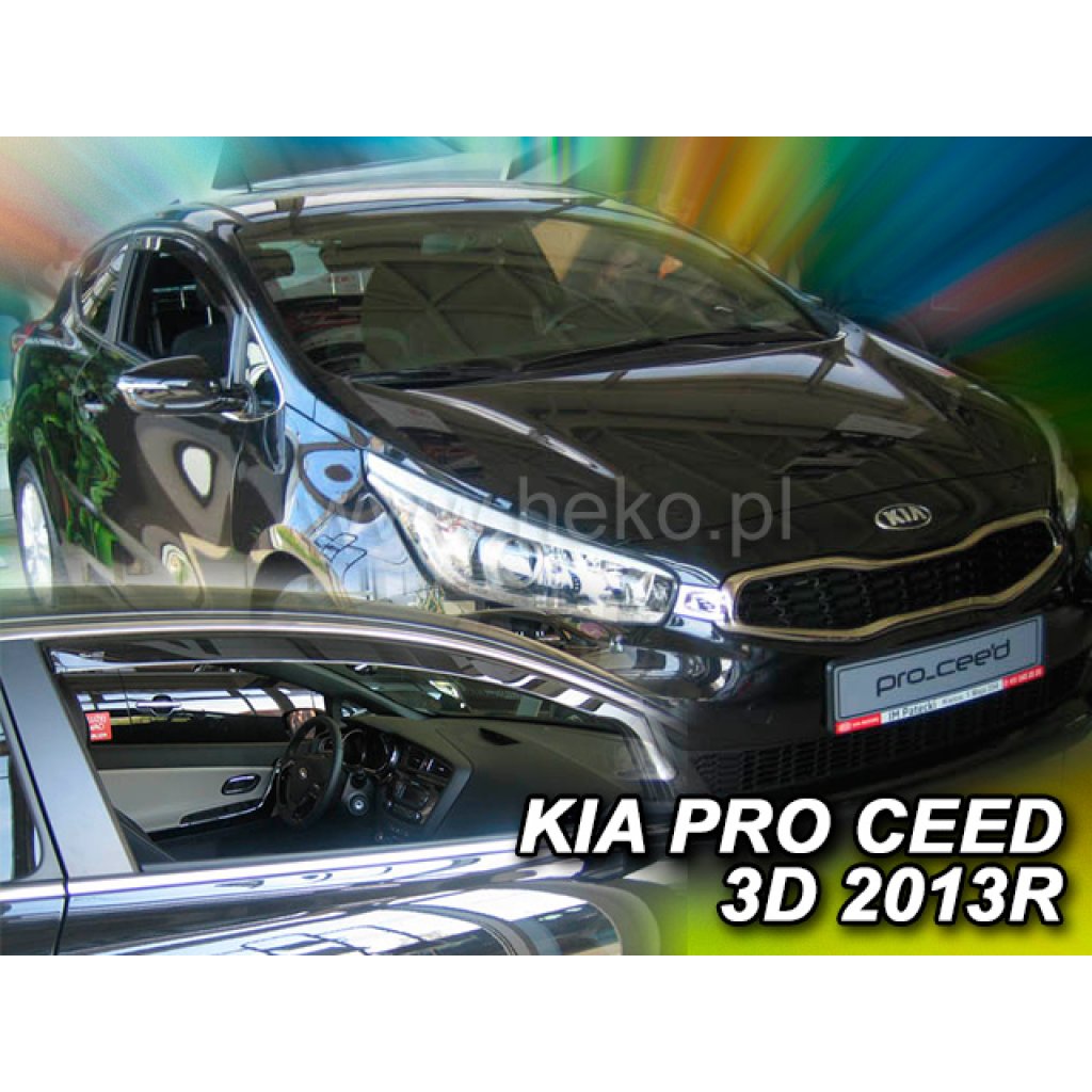 Ofuky oken Kia ProCeed 3D 2013- přední | Heko