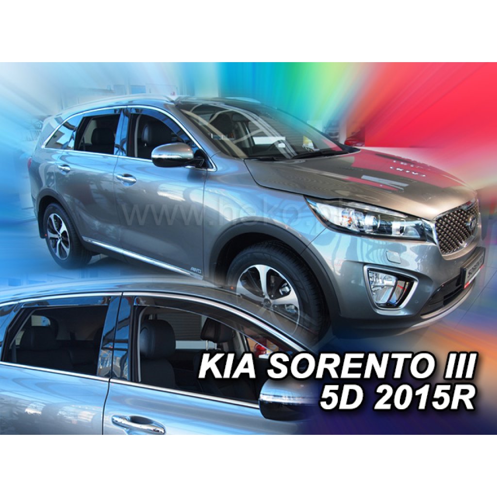Ofuky oken Kia Sorento III 5D 2015- přední + zadní | Heko