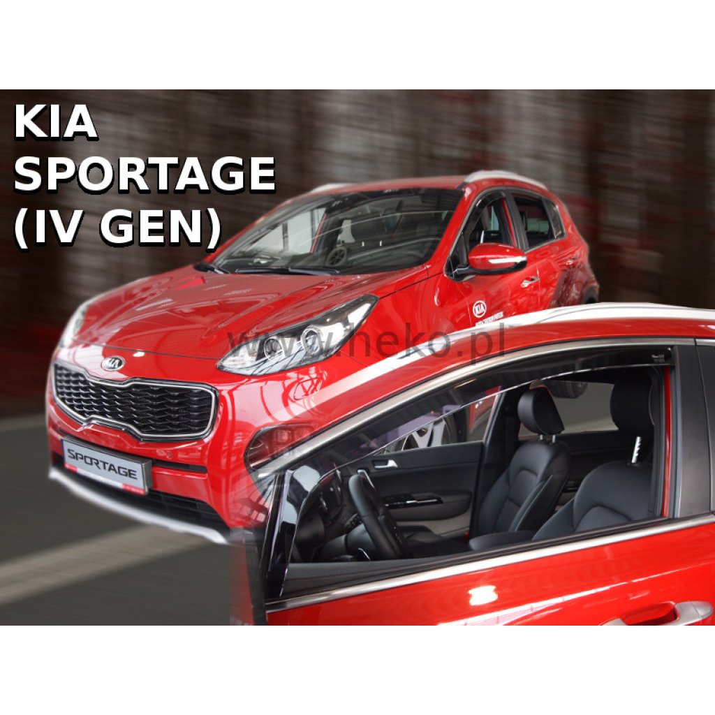 Ofuky oken Kia Sportage 5D 2016- přední | Heko