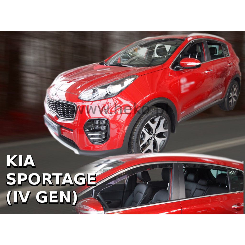 Ofuky oken Kia Sportage 5D 2016- přední + zadní | Heko