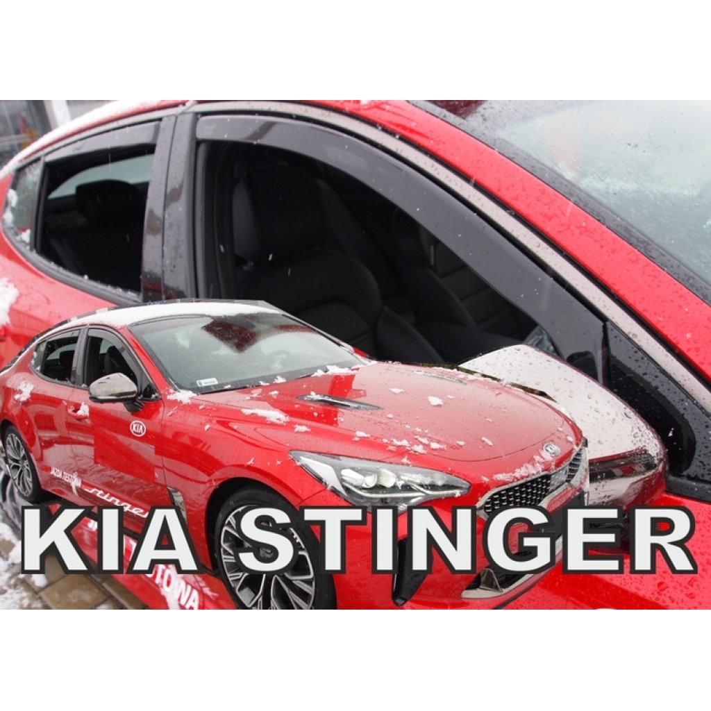 Ofuky oken Kia Stinger 4D 2016- přední + zadní | Heko