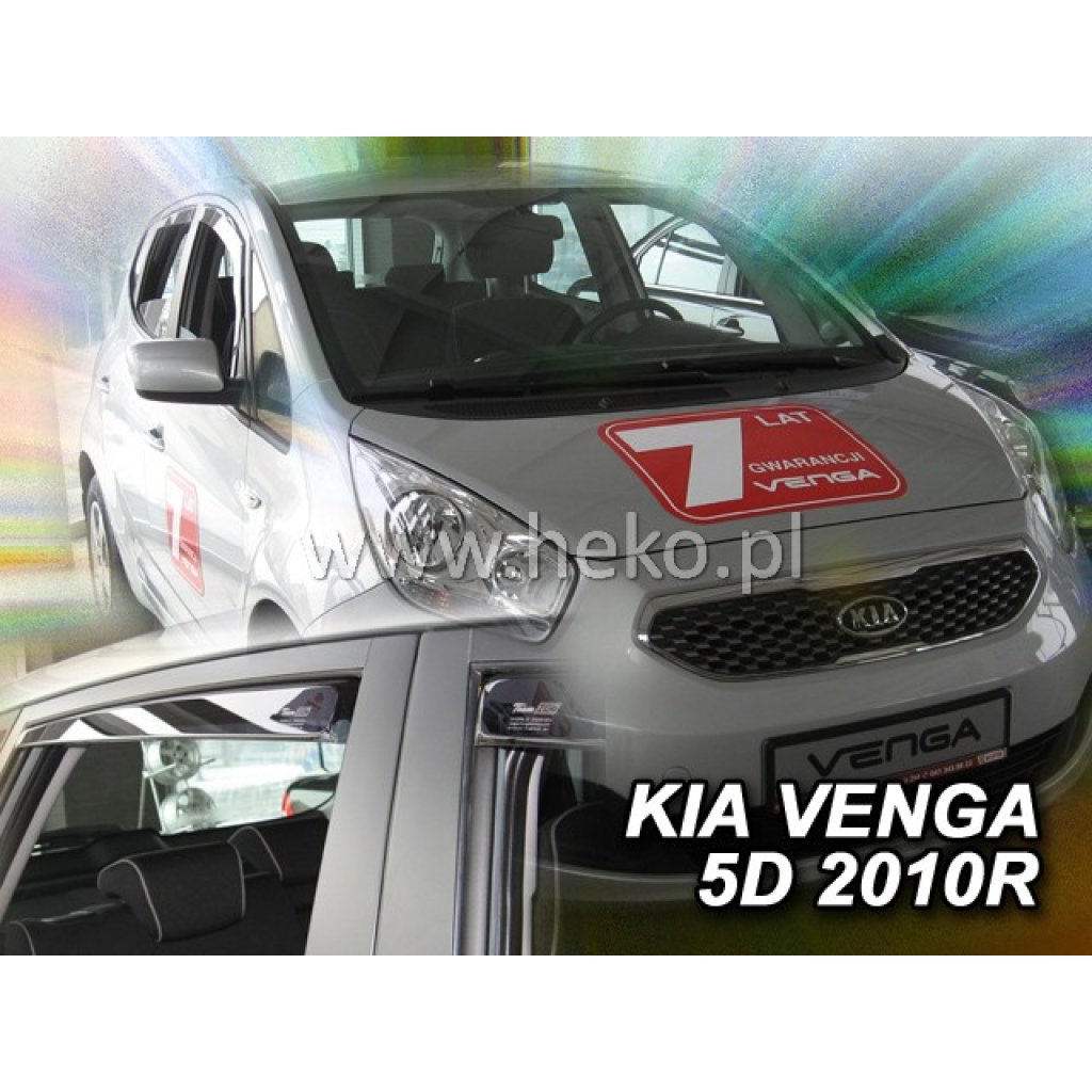Ofuky oken Kia Venga 5D 2010- přední + zadní | Heko