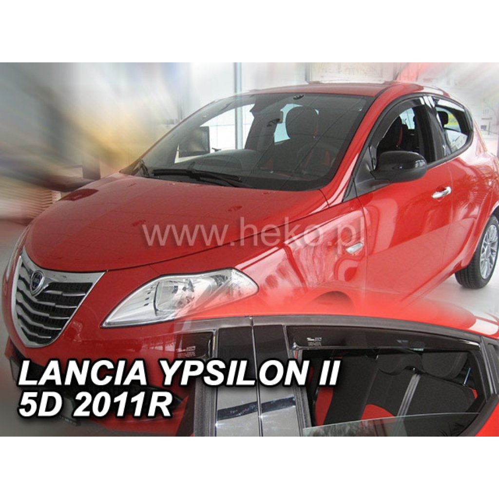 Ofuky oken Lancia Ypsilon II 5D 2011- přední + zadní | Heko