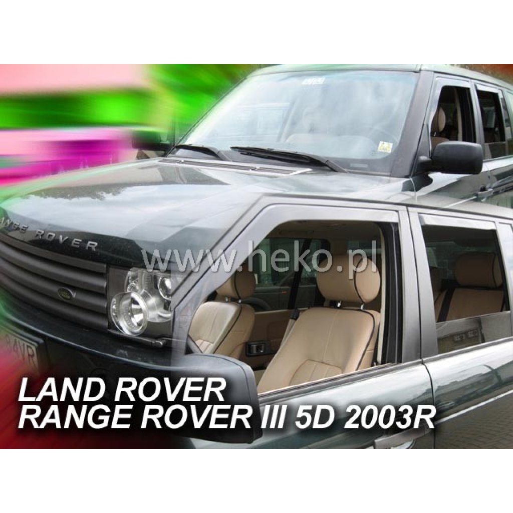 Ofuky oken Land Rover Range Rover III 5D 2002- přední | Heko