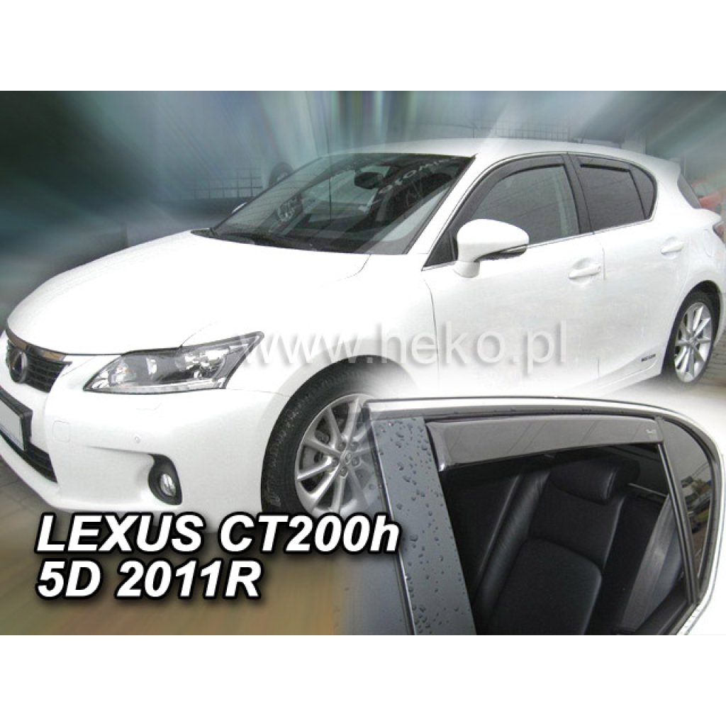 Ofuky oken Lexus CT 200H 5D 2011- přední + zadní | Heko