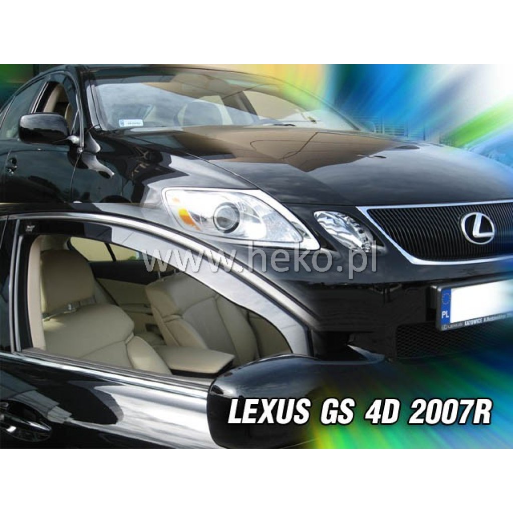 Ofuky oken Lexus GS 4D 2007- přední | Heko