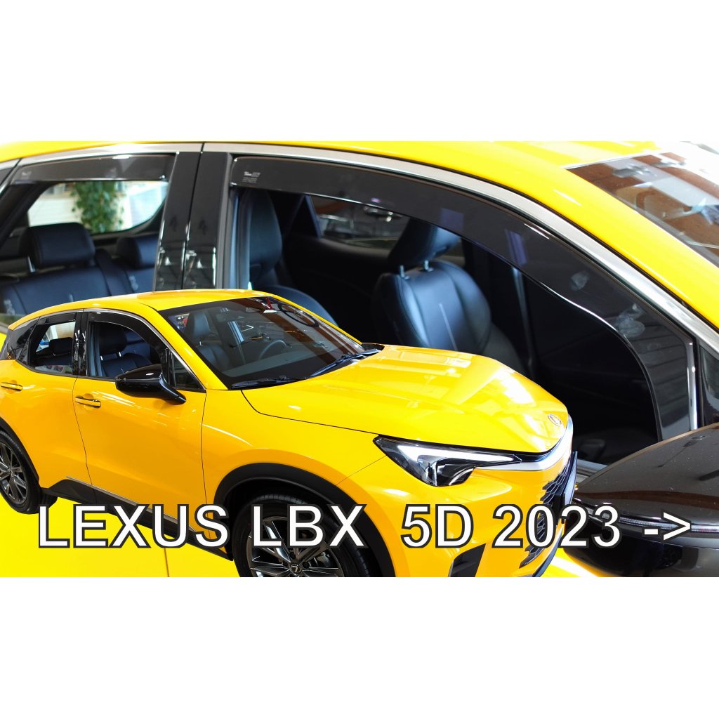 Ofuky oken Lexus LBX 5dv 2023- přední + zadní | Heko