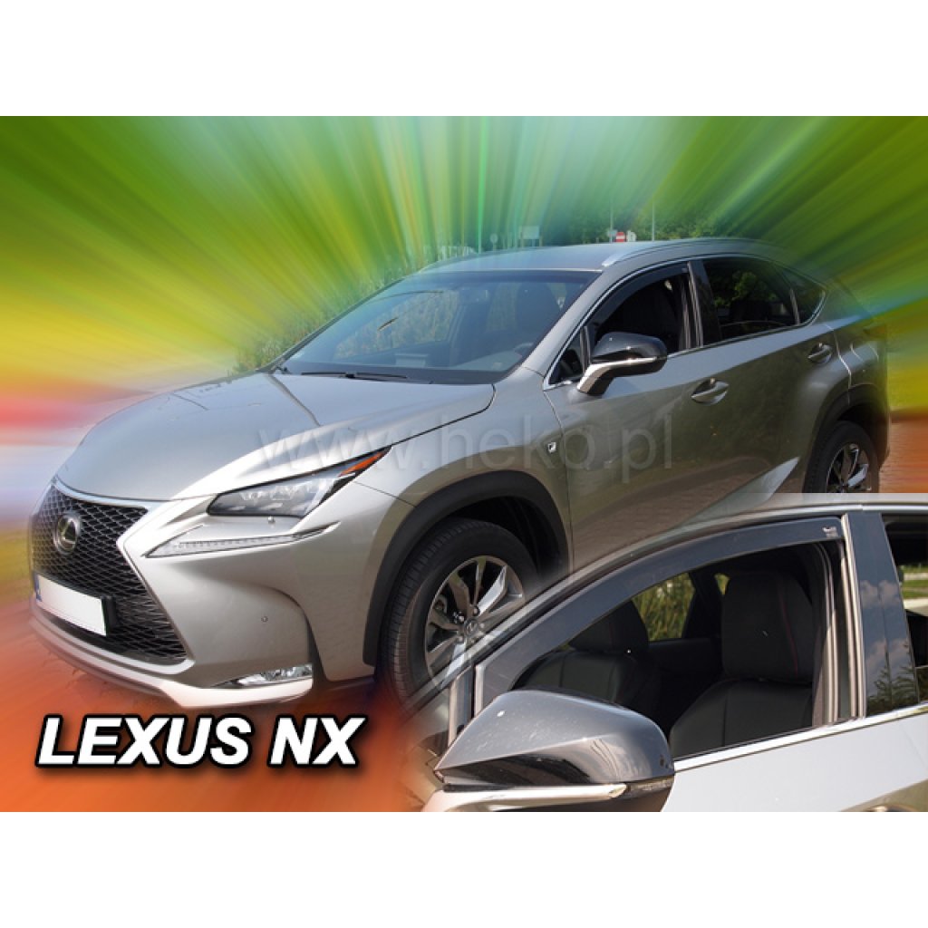 Ofuky oken Lexus NX 5D 2014- přední | Heko