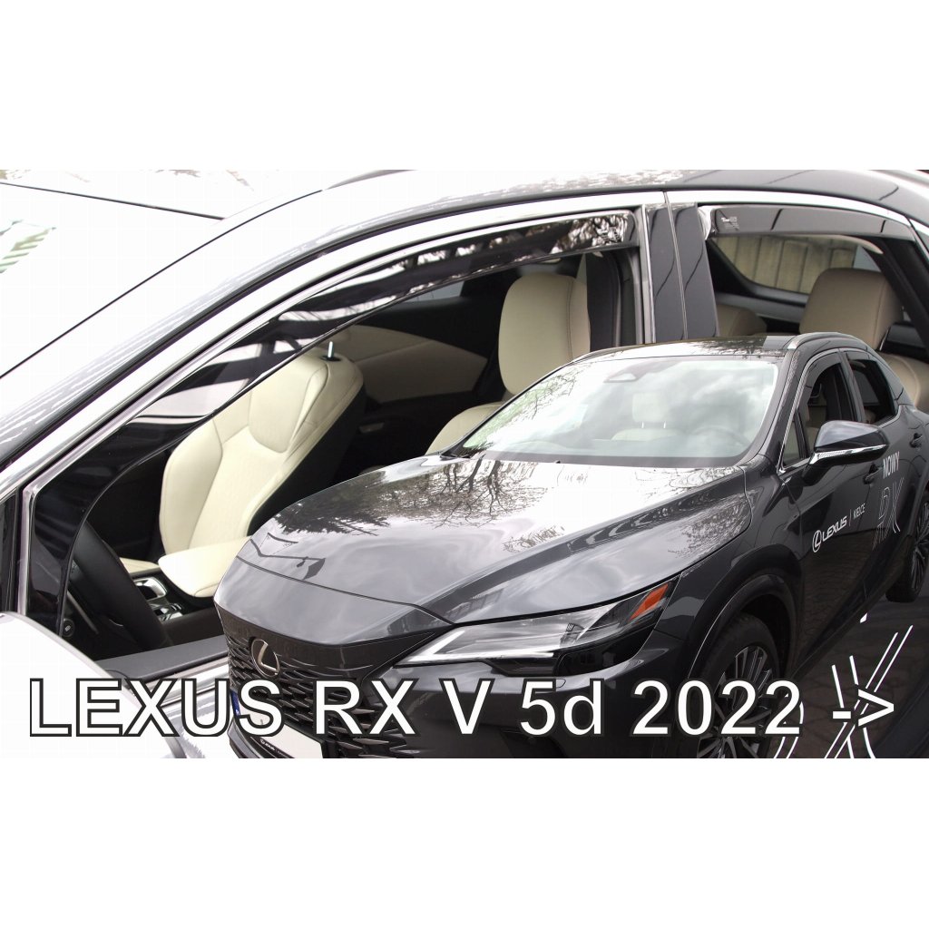 Ofuky oken Lexus RX 5dv 2022- přední + zadní | Heko