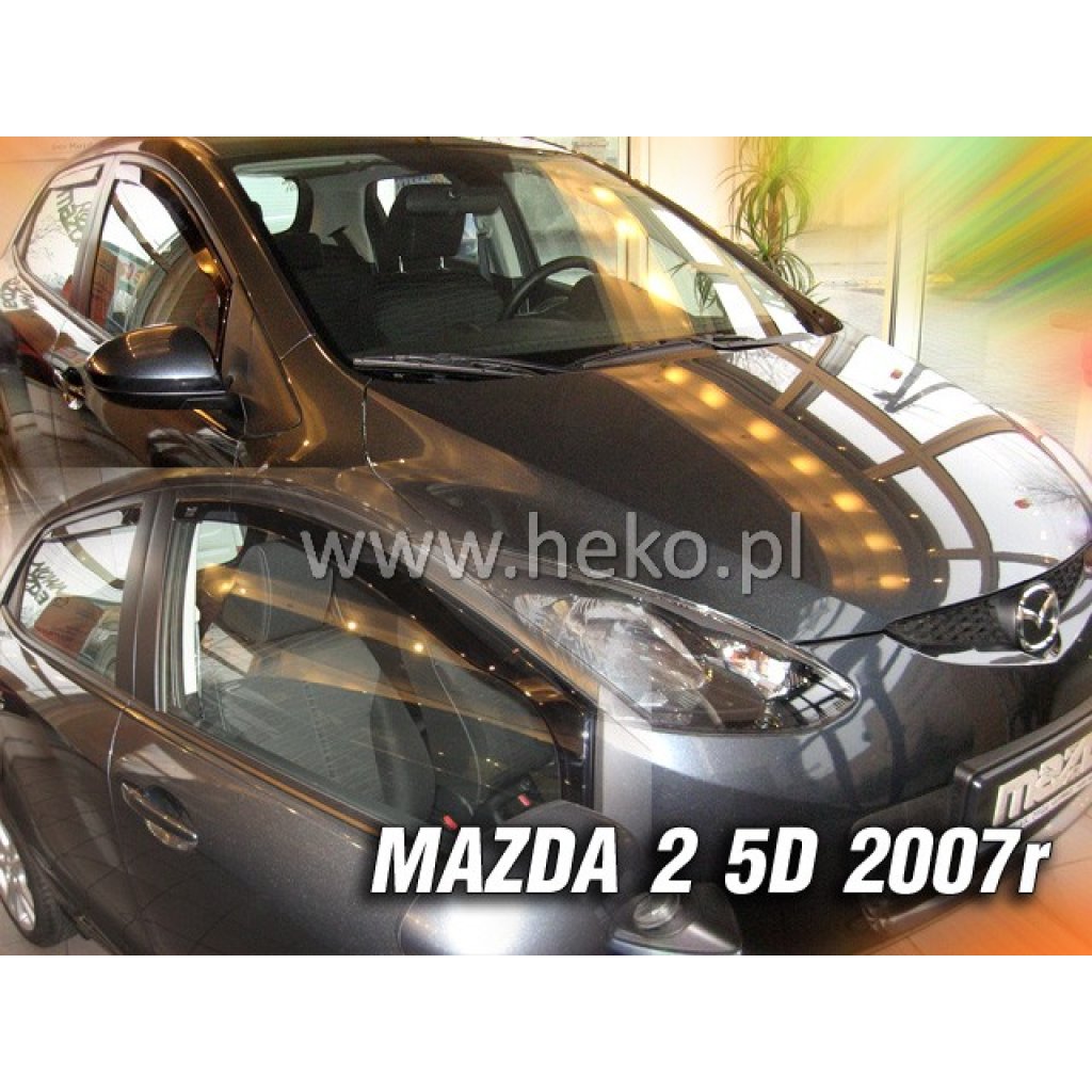 Ofuky oken Mazda 2 2007-2009 přední | Heko