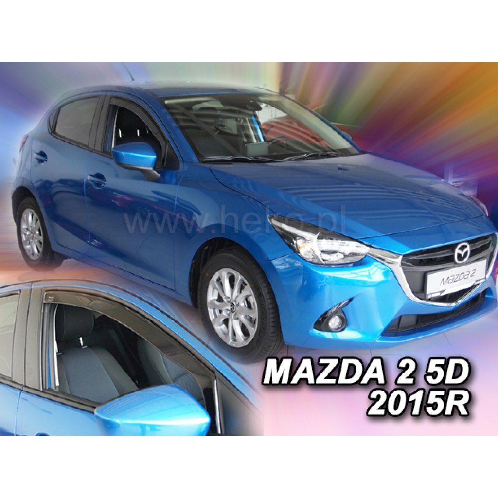 Ofuky oken Mazda 2 5D 2014- přední | Heko