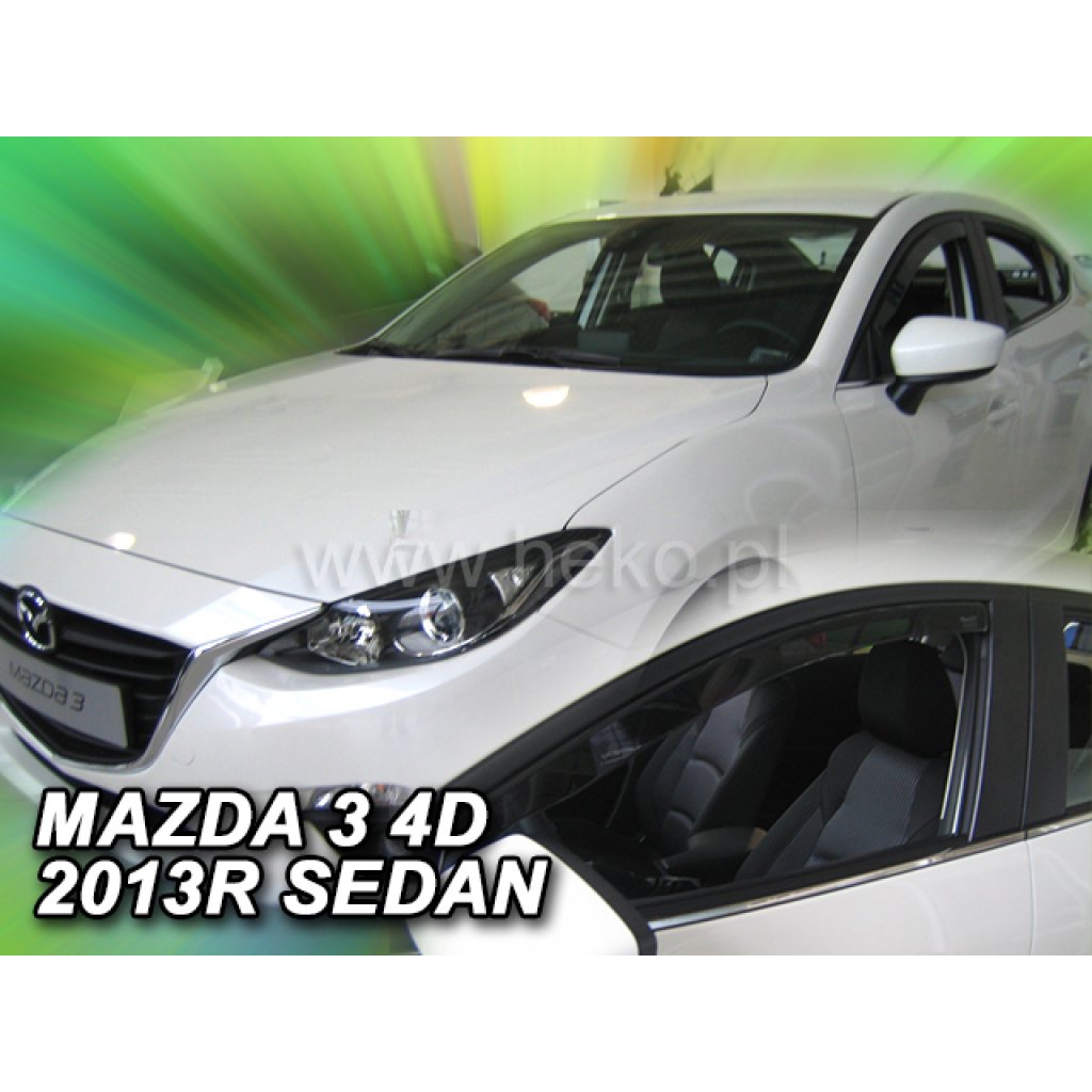 Ofuky oken Mazda 3 4/5D 2013- přední hatchback / sedan | Heko