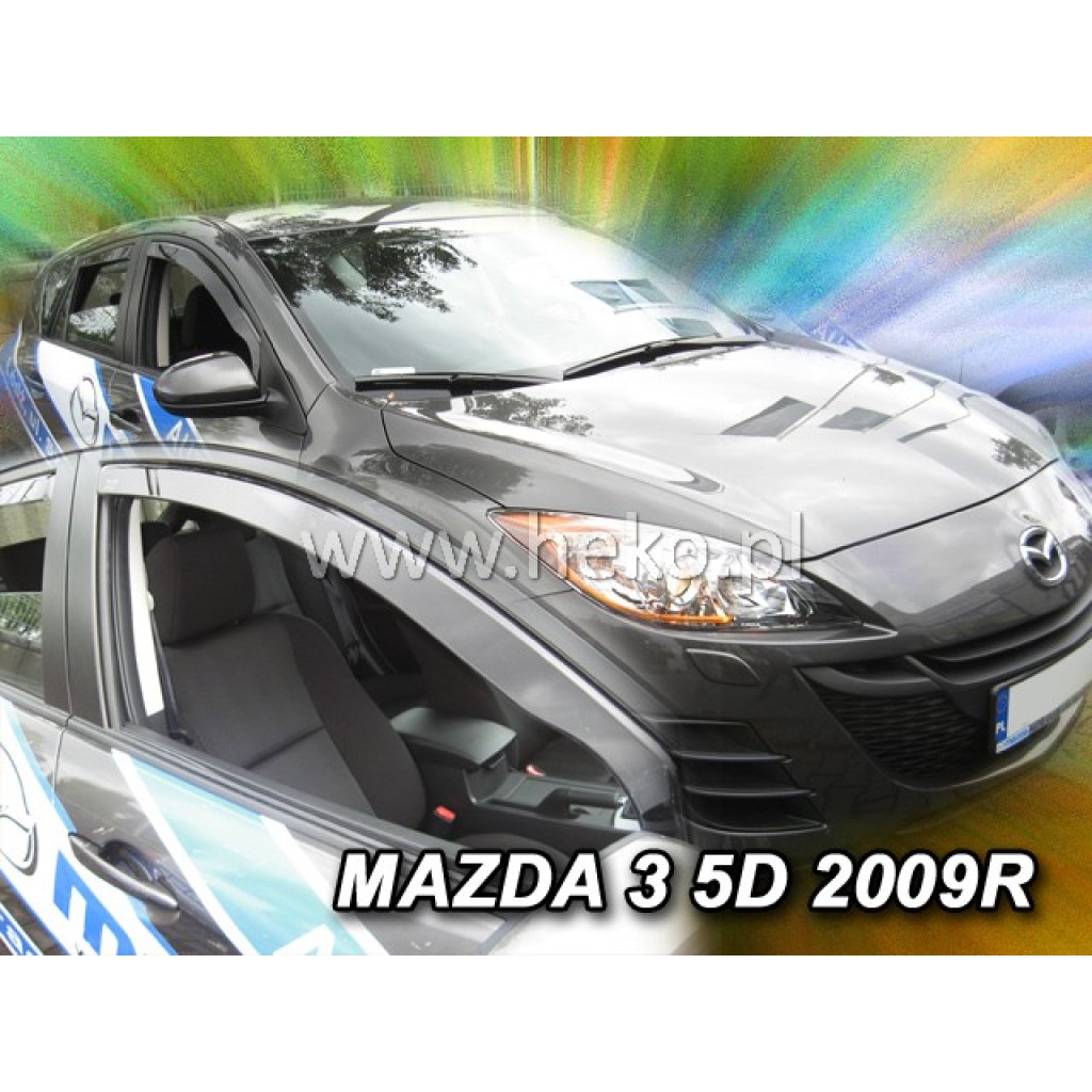 Ofuky oken Mazda 3 5D 2009- přední | Heko