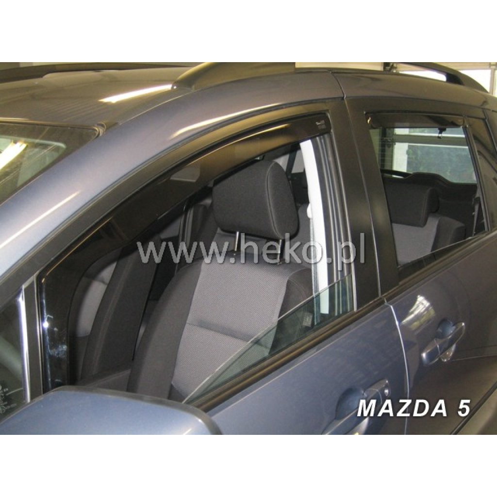 Ofuky oken Mazda 5 5D 2006- přední + zadní | Heko