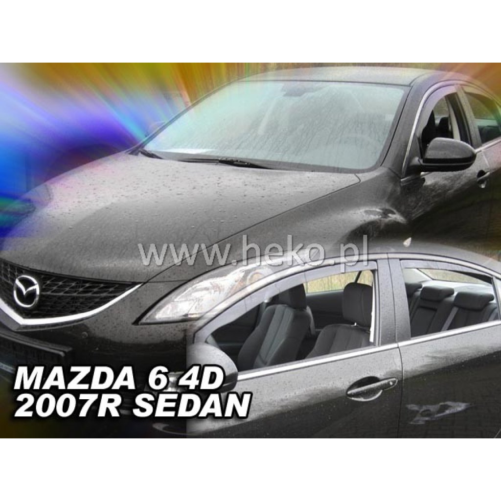 Ofuky oken Mazda 6 4D 2007- přední + zadní sedan | Heko