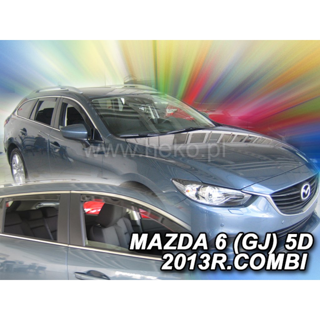 Ofuky oken Mazda 6 GJ 4D 2013- přední + zadní combi | Heko