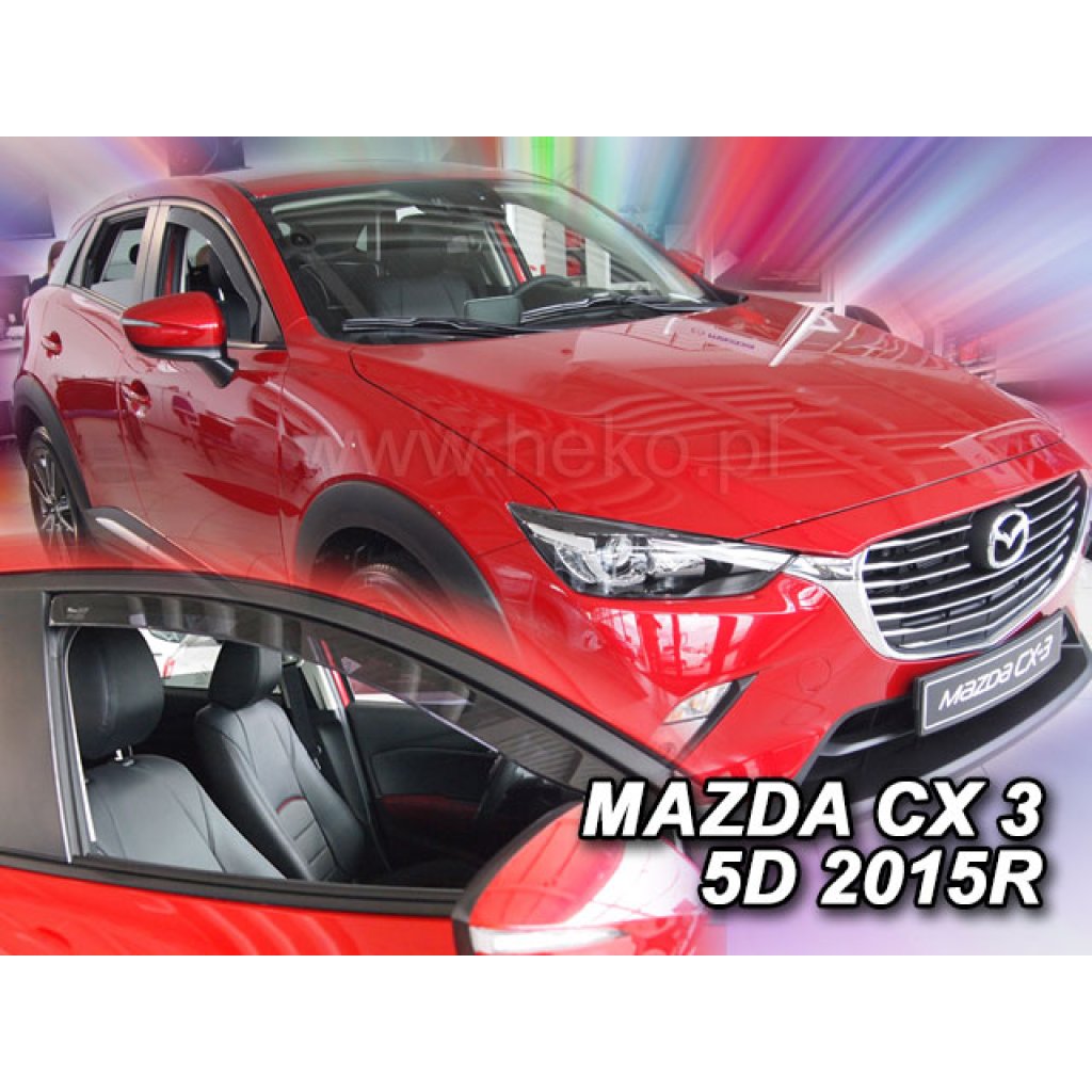 Ofuky oken Mazda CX-3 5D 2015- přední | Heko