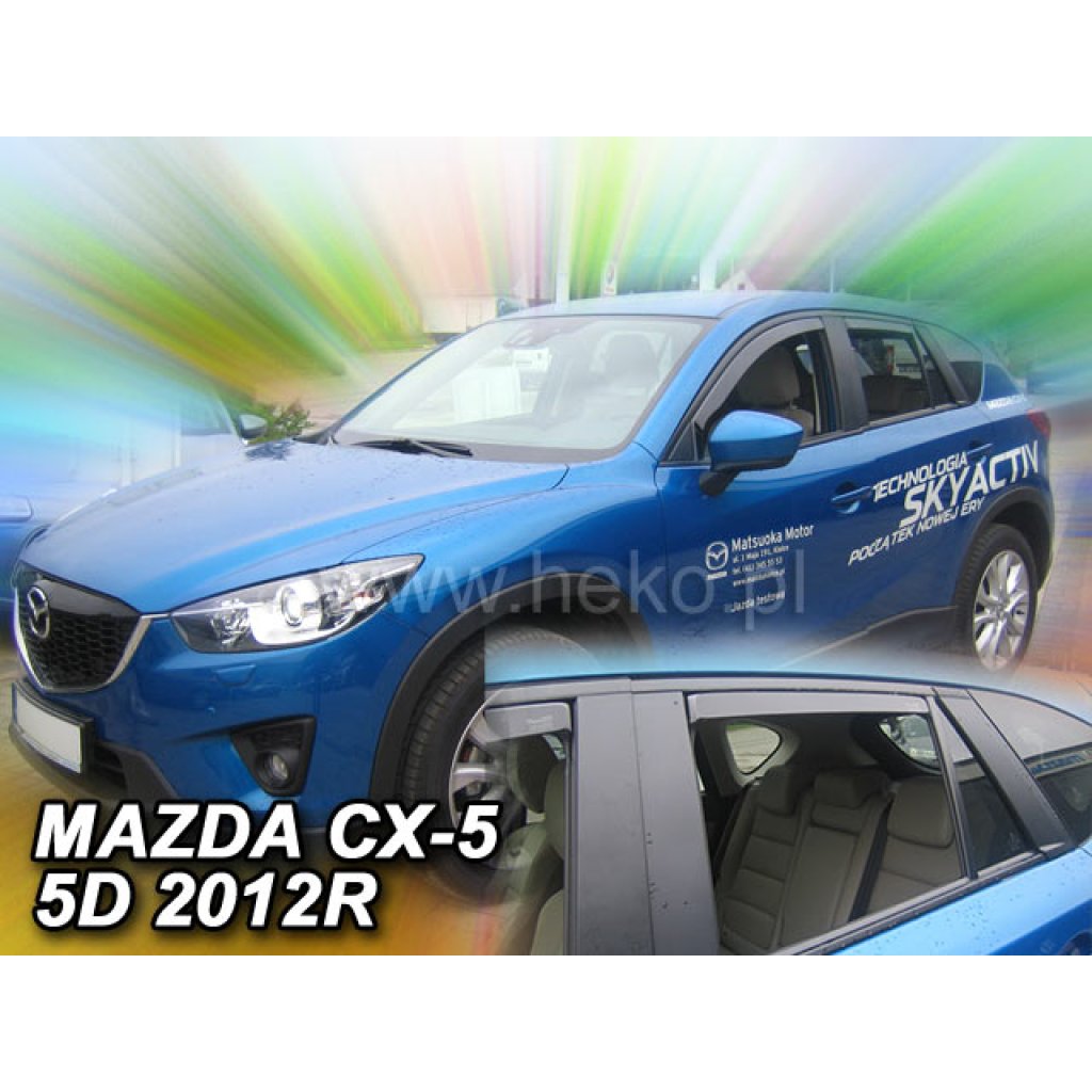 Ofuky oken Mazda CX-5 5D 2012- přední + zadní | Heko