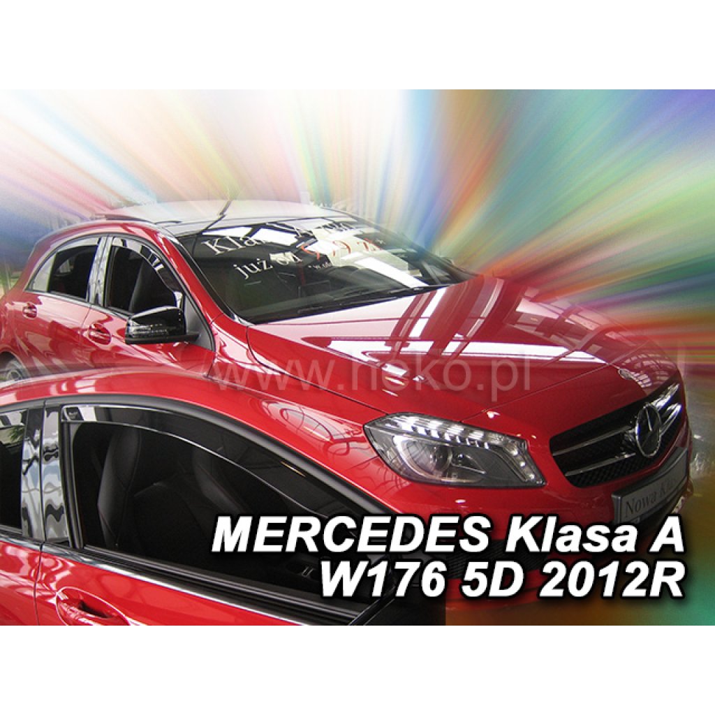 Ofuky oken Mercedes A W176 5D 2012- přední | Heko