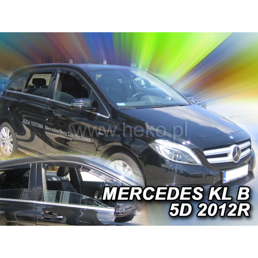 Ofuky oken Mercedes B W246 5D 2011- přední | Heko
