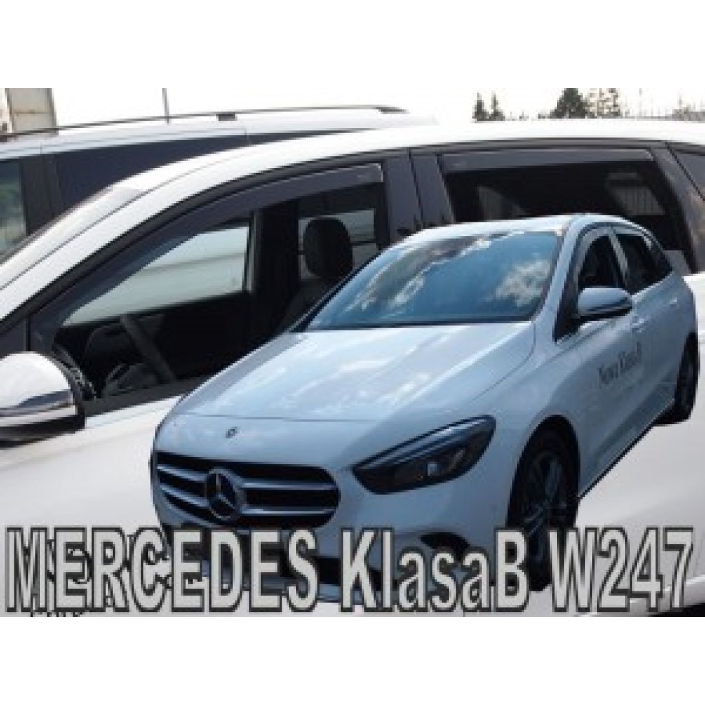 Ofuky oken Mercedes B W247 5D 2019- přední + zadní | Heko