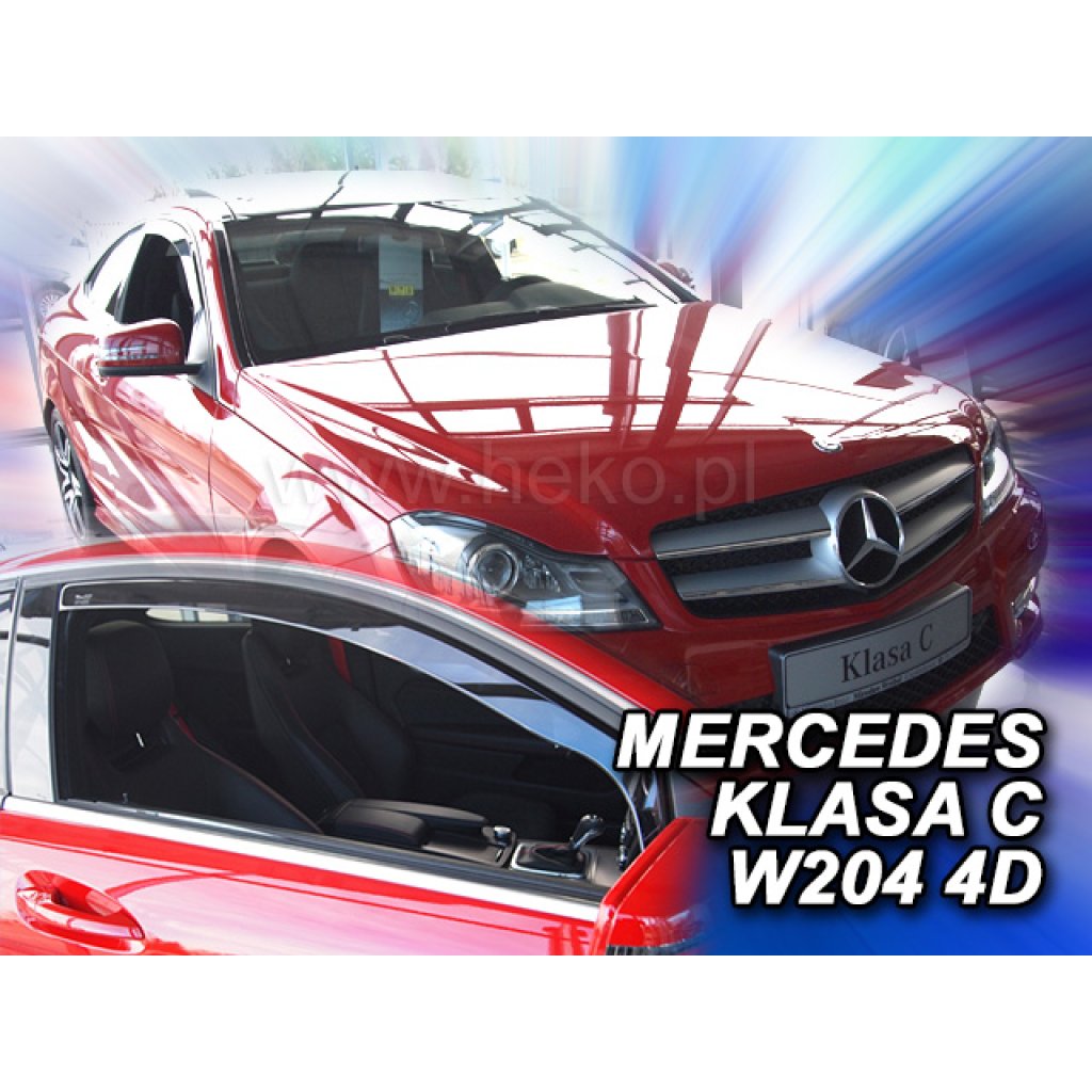 Ofuky oken Mercedes C W204 3D 2006- přední | Heko