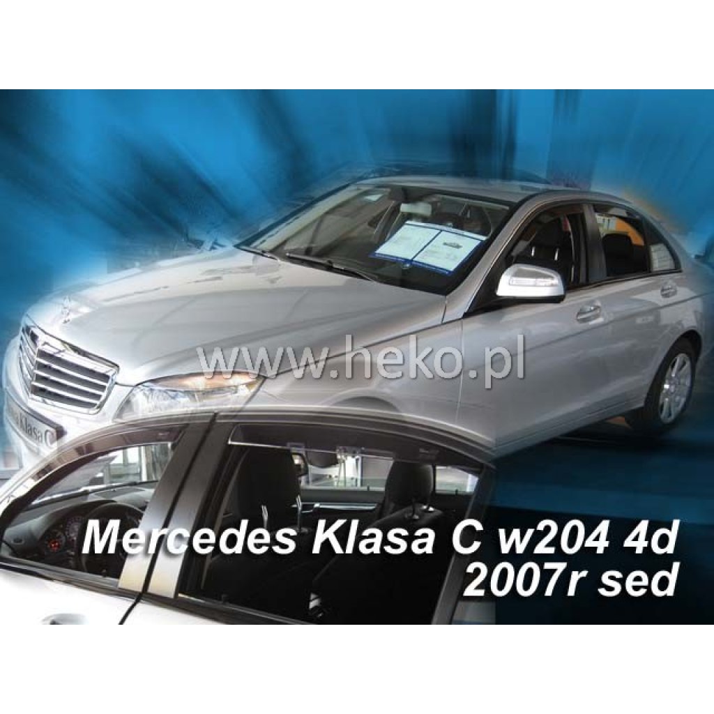 Ofuky oken Mercedes C W204 4D 2007- přední + zadní sedan | Heko