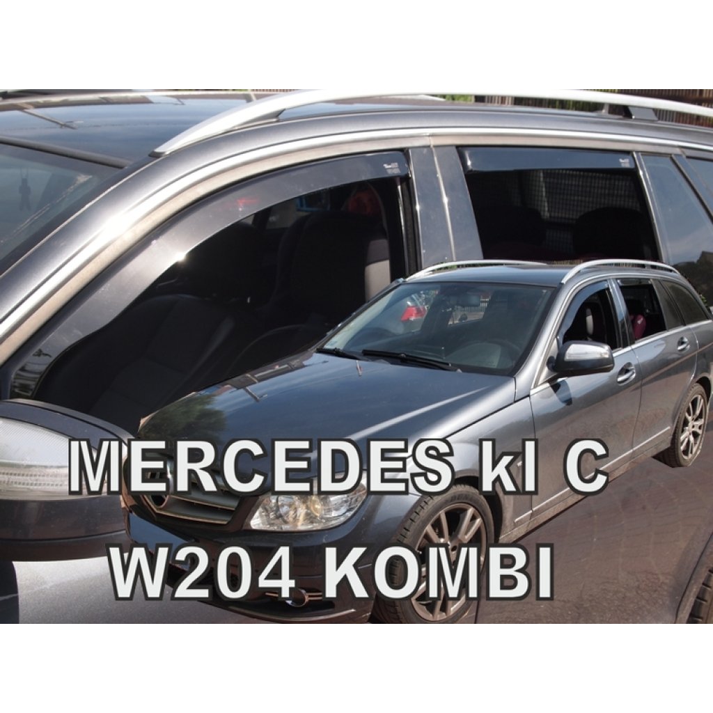 Ofuky oken Mercedes C W204 5D 2007- přední + zadní combi | Heko