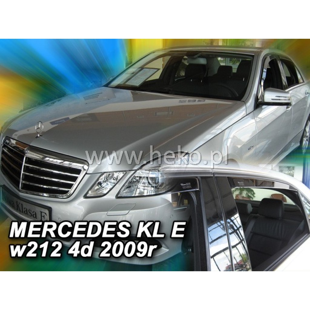 Ofuky oken Mercedes E W212 4/5D 2009- přední + zadní sedan | Heko