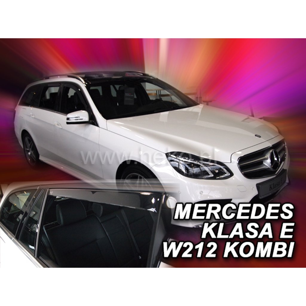Ofuky oken Mercedes E W212 5D 2009 přední + zadní combi | Heko
