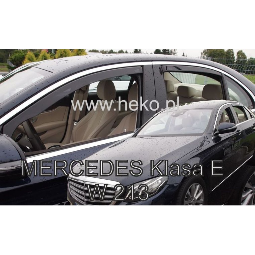 Ofuky oken Mercedes E W213 4D 2016- přední + zadní sedan | Heko