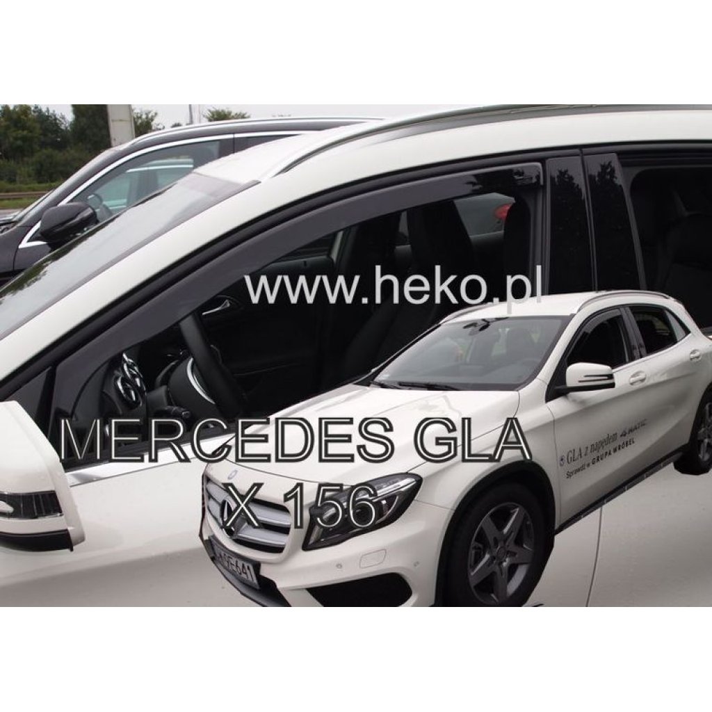 Ofuky oken Mercedes GLA X156 5D 2014- přední | Heko