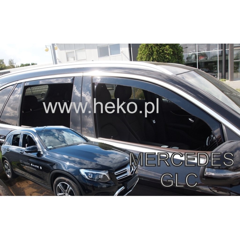 Ofuky oken Mercedes GLC X253 5D 2016-- přední + zadní | Heko