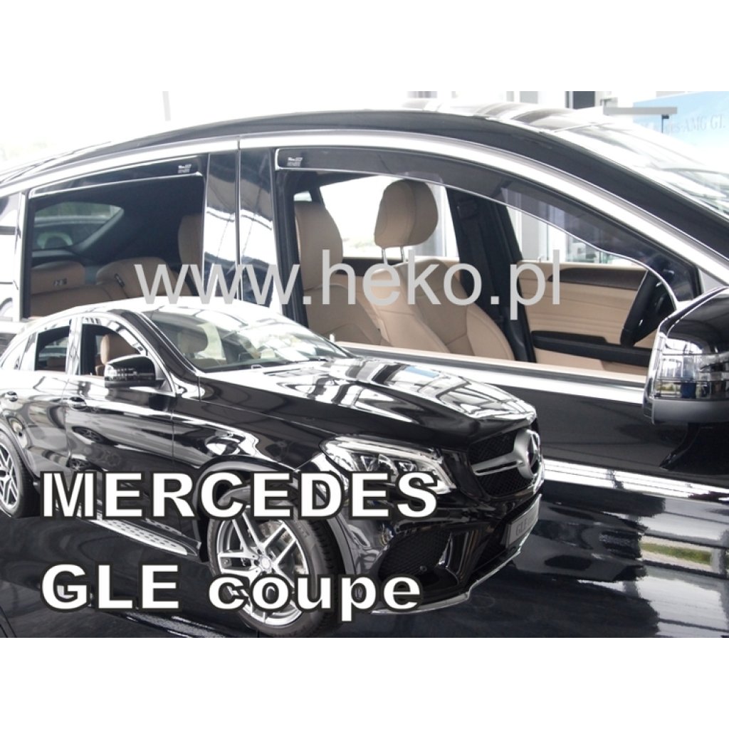 Ofuky oken Mercedes GLE C292 5D 2015-2019 přední + zadní coupe | Heko