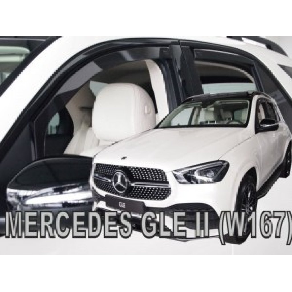 Ofuky oken Mercedes GLE W167 5D 2019- přední + zadní | Heko