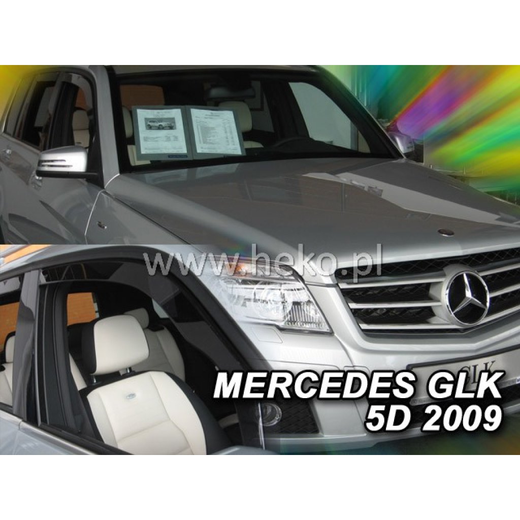 Ofuky oken Mercedes GLK 5D 2009- přední | Heko