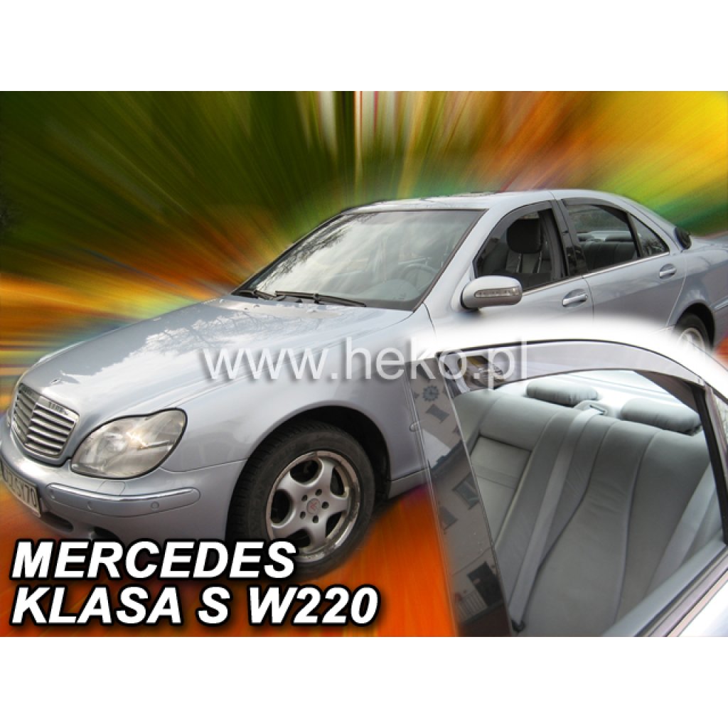 Ofuky oken Mercedes S W220 4D 1999- přední + zadní sedan | Heko