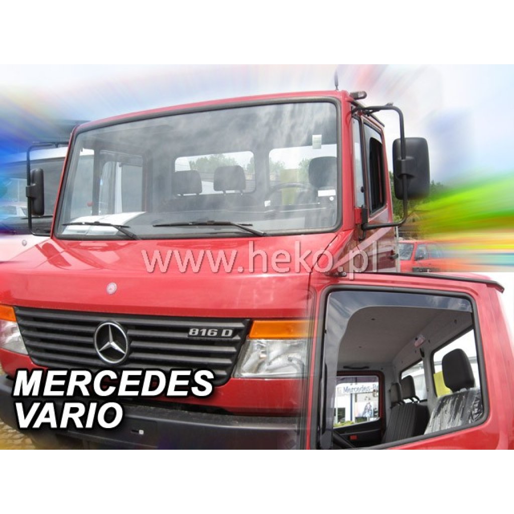 Ofuky oken Mercedes Vario/814 přední | Heko