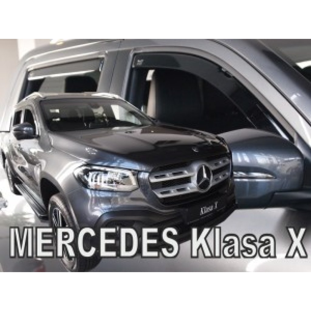 Ofuky oken Mercedes X 4D 2017- přední + zadní | Heko